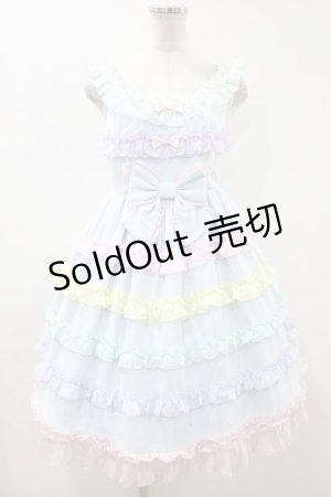 画像: Angelic Pretty  / しゃぼん玉ジャンパースカート H-23-10-04-1013-NS-ZH