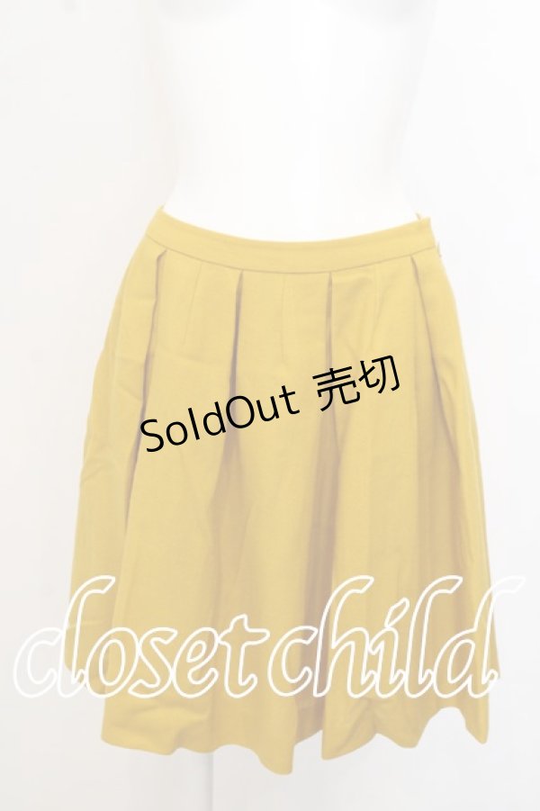 画像1: 【SALE】Jane Marple Dans Le Saｌon / プレーンフレアースカート O-23-09-16-035-IG-ZT349 (1)