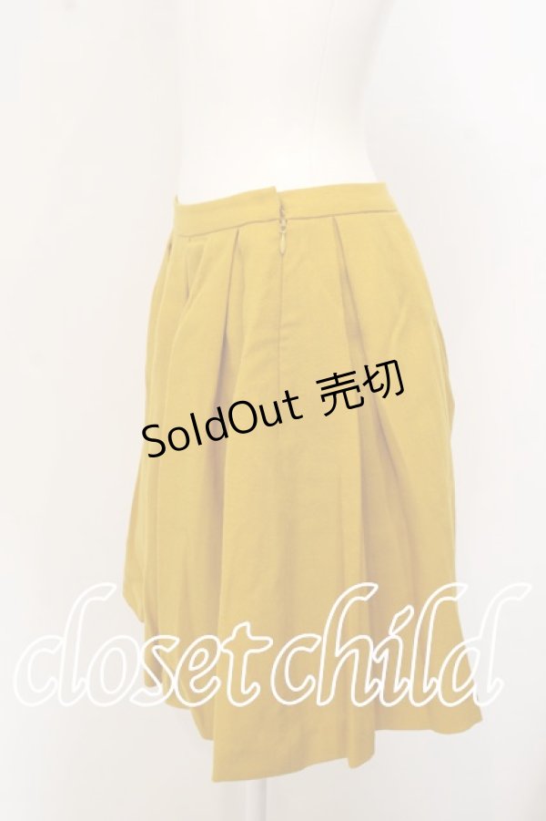 画像2: 【SALE】Jane Marple Dans Le Saｌon / プレーンフレアースカート O-23-09-16-035-IG-ZT349 (2)