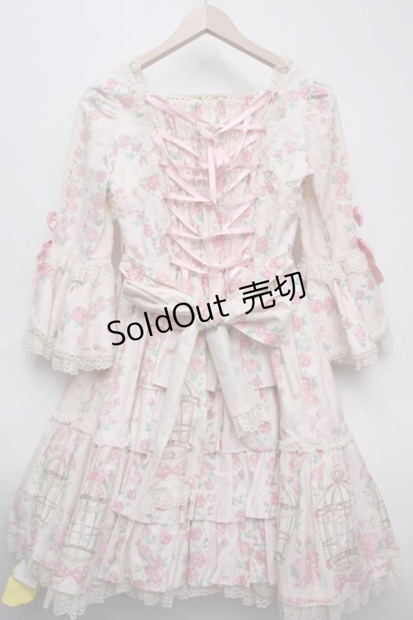 画像2: Angelic Pretty / 小鳥たちのシンフォニアワンピース S-23-09-14-059-UT-ZS (2)