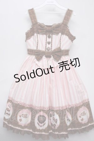 画像: Angelic Pretty /Meltyチョコレートハイウエストジャンパースカート S-23-09-14-101-UT-ZS