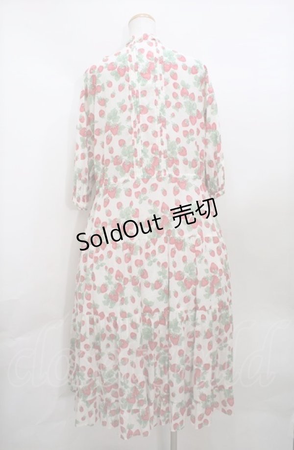 画像2: Jane Marple / Strawberry gardenティアードドレス Y-23-09-17-092-SZ-ZY (2)