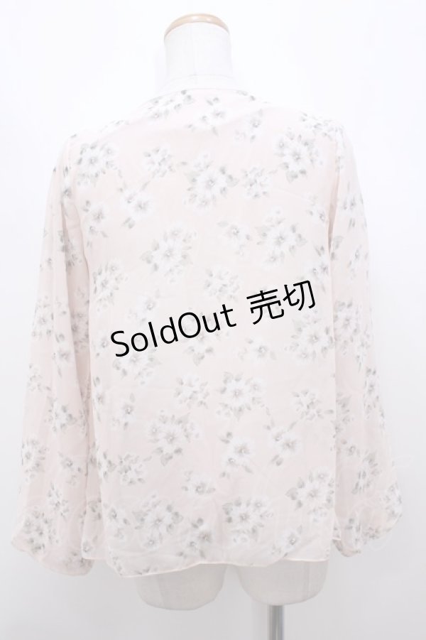 画像2: axes femme / TS花柄シフォントップス Y-23-09-20-114-SZ-ZI (2)