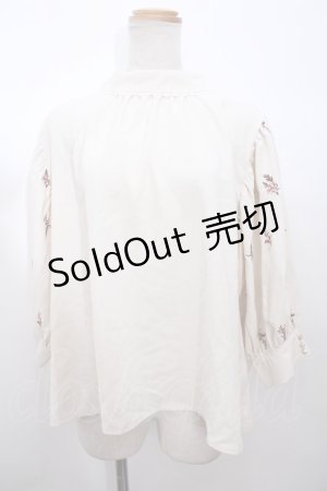 画像: 【SALE】axes femme / シャビーシックフラワー柄ブラウス Y-23-09-20-039-SZ-ZT353