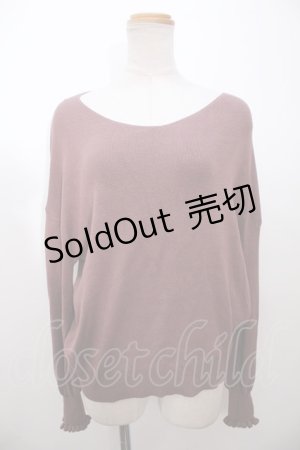 画像: 【SALE】axes femme / TSウォッシャブルドルマンニット Y-23-09-20-041-SZ-ZT217