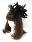 画像1: 【新品】羽根ミニシルクハット HA_208_B131 (1)