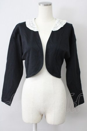 画像: KETTY / レース襟ショートボレロ M ブラック T-25-01-31-011-EL-TO-SA-ZT374