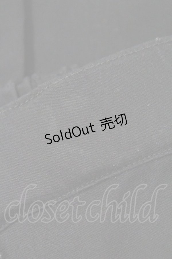 画像4: axes femme / 裾レースストレッチパンツ  黒 Y-25-06-24-042-AX-PA-SZ-ZT338 (4)