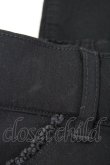 画像3: axes femme / 裾レースストレッチパンツ  黒 Y-25-06-24-042-AX-PA-SZ-ZT338 (3)