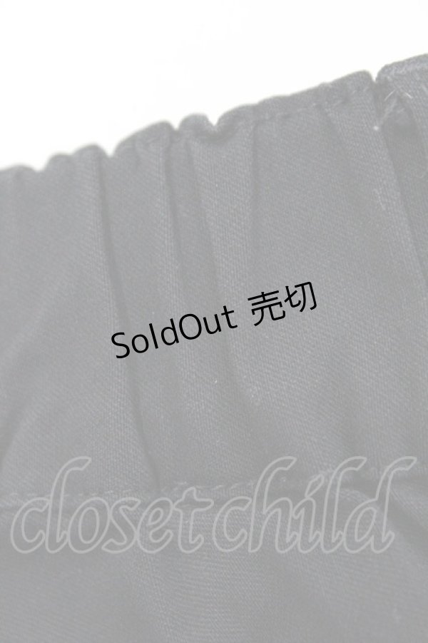 画像6: axes femme / 裾レースストレッチパンツ  黒 Y-25-06-24-042-AX-PA-SZ-ZT338 (6)