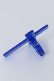 画像2: 【新品】ラメクロスリング（青ラメ） RG_318_B130 (2)
