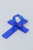 画像3: 【新品】ラメクロスリング（青ラメ） RG_318_B130 (3)
