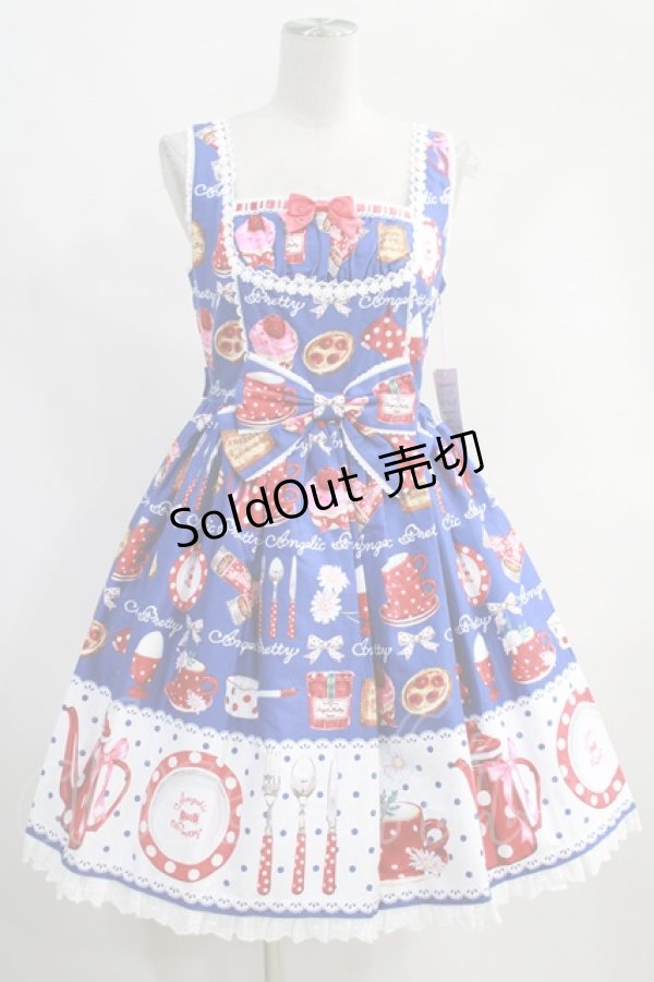 Angelic Pretty / French Cafe切替ジャンパースカート H-23-10-16-1010 ...