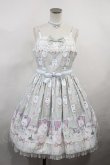 画像1: Angelic Pretty / 猫のお茶会ジャンパースカートSet H-23-10-28-027-AP-OP-NS-ZH (1)