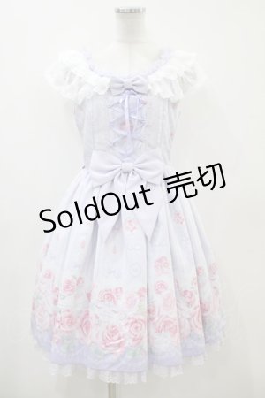 画像: Angelic Pretty / Romantic Rose Letterジャンパースカート Free ラベンダー H-23-10-31-1023-AP-OP-NS-ZH