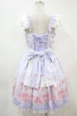 画像2: Angelic Pretty / Romantic Rose Letterジャンパースカート Free ラベンダー H-23-10-31-1023-AP-OP-NS-ZH (2)