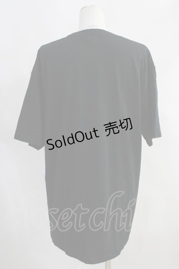 画像2: NieR Clothing / チェックプリントTシャツ  黒 H-23-11-04-1046-PU-TO-KB-ZT243 (2)