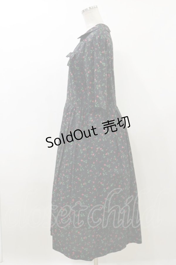画像3: Jane Marple / Demiダブルリボンドレス  ブラック H-23-11-07-1091-JM-OP-KB-ZT1110H (3)