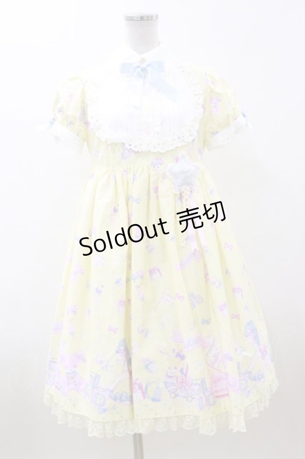 画像1: Angelic Pretty / Dreamyベビールームワンピース F イエロー H-23-11-20-086-AP-OP-NS-OS (1)