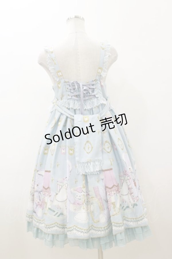 画像2: Angelic Pretty / Charlotte's Bear SpecialジャンパースカートSet Free サックス H-23-11-20-091-AP-OP-NS-ZH (2)