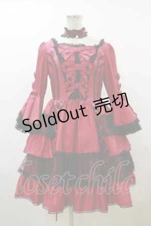 画像: Angelic Pretty / Cat's Masqueradeドレス Free ワイン H-23-11-21-096-AP-OP-NS-ZH