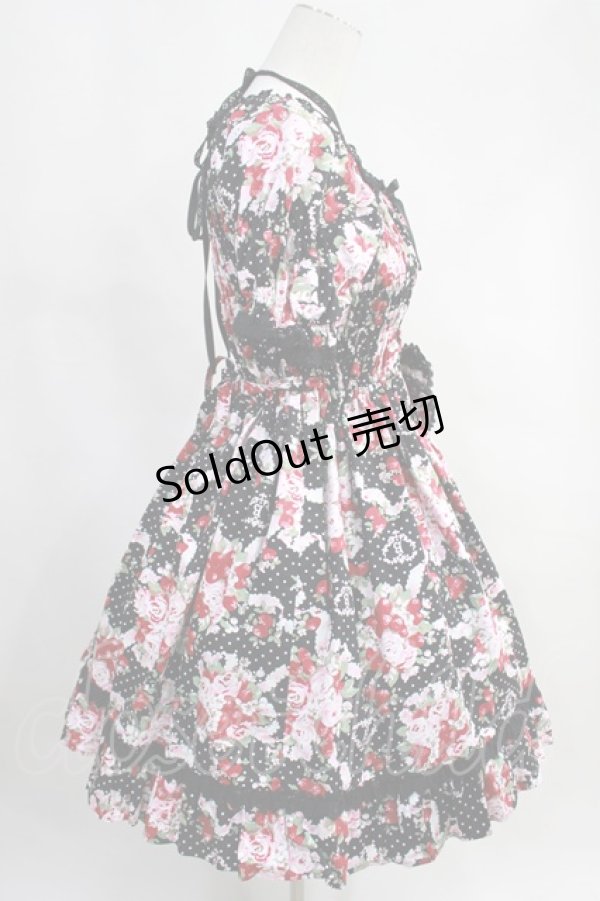 画像3: BABY,THE STARS SHINE BRIGHT / シュガーブーケ柄シャーリングワンピース H-23-11-24-031-BA-OP-NS-ZH (3)