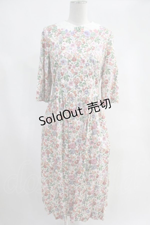 画像1: Jane Marple / Heirloom Flower embroideryカラードレス H-23-12-04-005-JM-OP-KB-ZH (1)