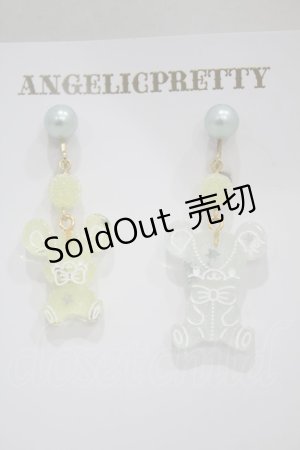 画像: Angelic Pretty / Jelly Candy Toysイヤリング  イエロー H-23-12-21-1013-AP-AC-NS-ZH