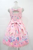 画像2: Angelic Pretty / Candy Treatジャンパースカート Free ピンク H-23-12-21-1026-AP-OP-NS-ZH (2)