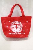 画像1: Angelic Pretty / Fancy Noelプリントトートバッグ  レッド H-24-01-05-036-AP-BG-NS-ZH (1)