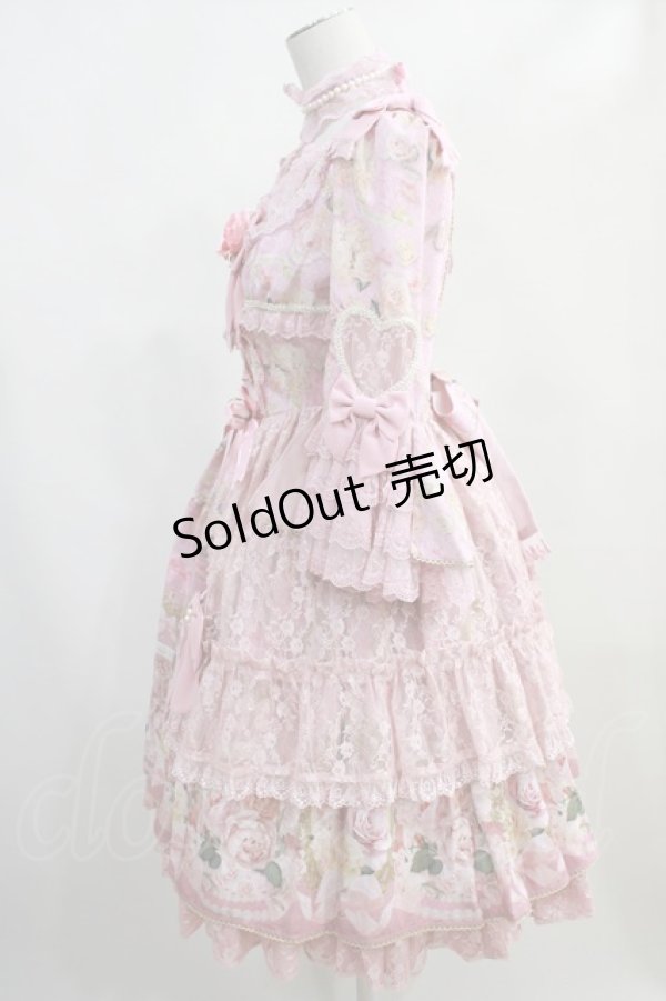画像2: Angelic Pretty / Rose Museum Dress Free ピンク H-24-01-05-012-AP-OP-NS-ZH (2)