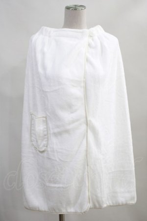 画像: NieR Clothing / ターバン付き巻くバスタオル  白 H-24-01-07-039-PU-ZA-KB-ZT386