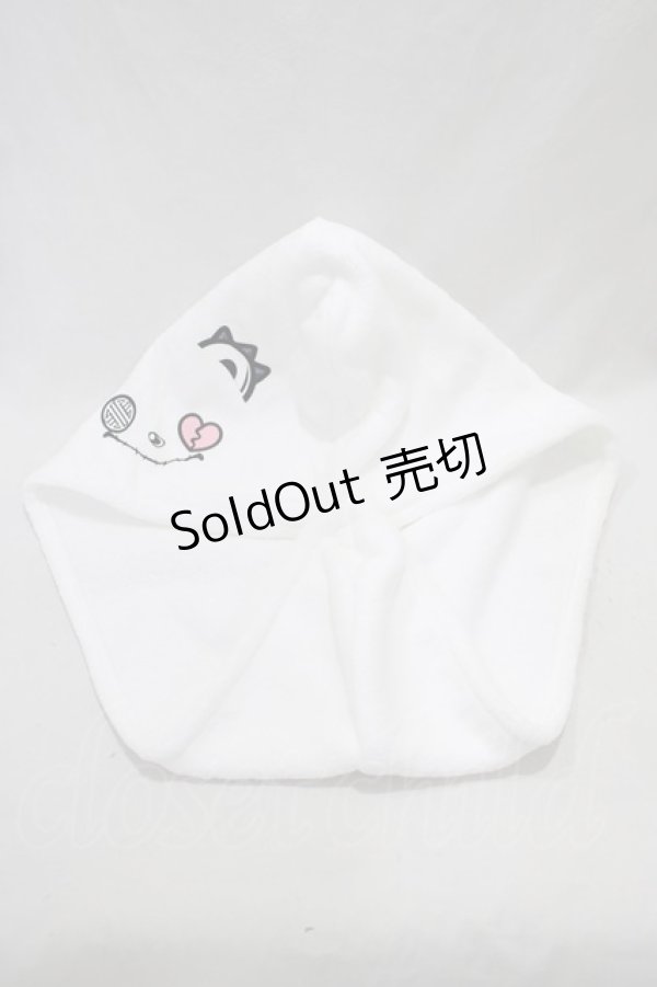 画像3: 【SALE】NieR CLOTHING / ターバン付き巻くバスタオル  白 H-24-01-07-039-PU-ZA-KB-ZT386 (3)