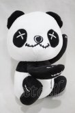 画像1: NieR Clothing / パンダぬいぐるみ  黒×白 H-24-01-11-1024-PU-ZA-KB-ZH (1)