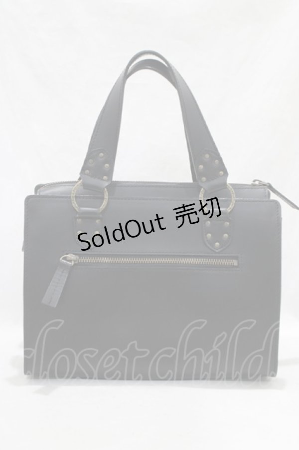 画像3: Jean Paul GAULTIER / テディベアカメオハンドバッグ  黒 H-24-02-03-1012-GO-BG-KB-ZH (3)