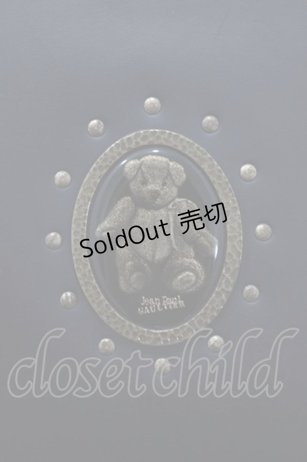 画像5: Jean Paul GAULTIER / テディベアカメオハンドバッグ  黒 H-24-02-03-1012-GO-BG-KB-ZH (5)