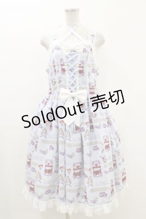 画像: metamorphose / 【プラスサイズ】Disney Alice in Wonderlandジャンパースカートセット プラスサイズ  H-24-02-04-1059-ME-OP-NS-ZH