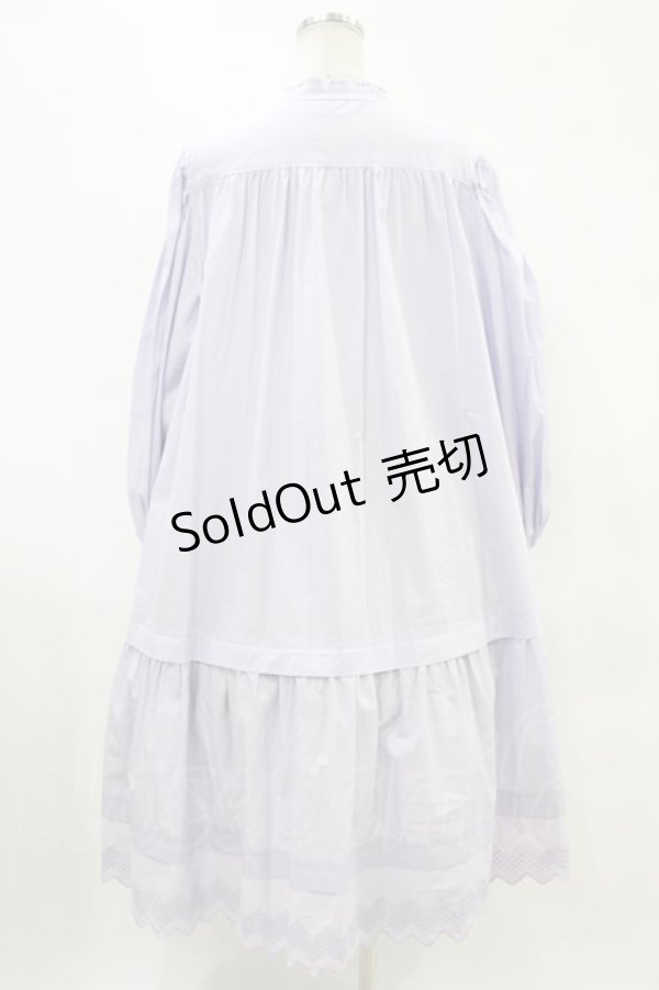 画像2: Jane Marple / Jagged laceティアードドレス  ライラック H-24-02-16-1030-JM-OP-KB-ZH (2)