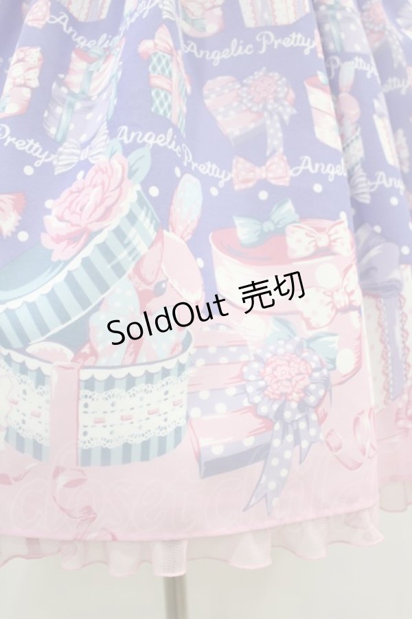 画像5: Angelic Pretty / ラッピングハートワンピース(2020) Free ブルー H-24-02-22-1011-AP-OP-NS-ZH (5)