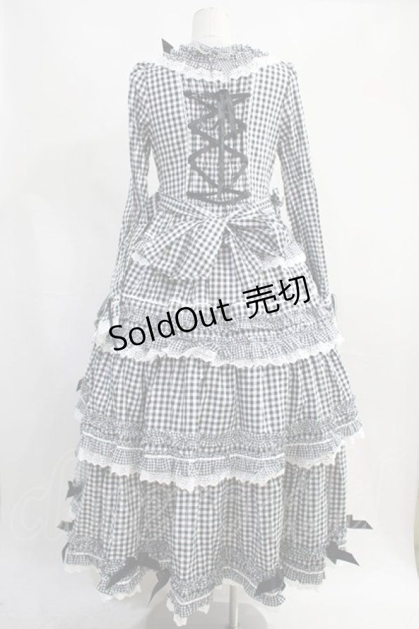 画像2: BABY,THE STARS SHINE BRIGHT / Sweet Gingham Dollロングワンピース H-24-02-25-033-BA-OP-NS-ZH (2)