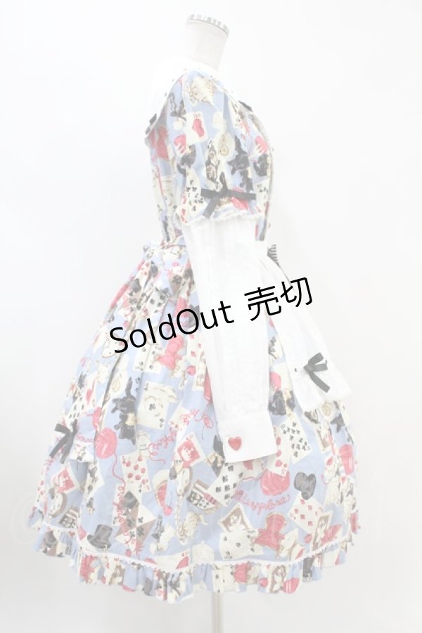 画像3: metamorphose / Wonder Card Aliceワンピース 1 ブルー H-24-03-08-010-ME-OP-NS-ZH (3)