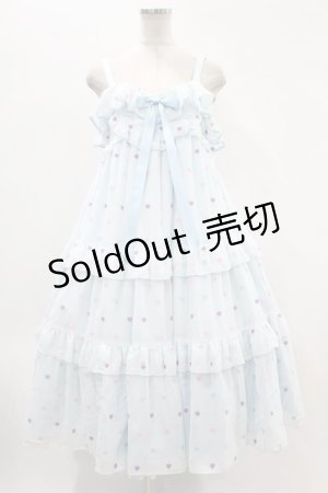 画像: Angelic Pretty / Candy Petit Heartジャンパースカート Free サックス H-24-03-12-1054-AP-OP-NS-ZH