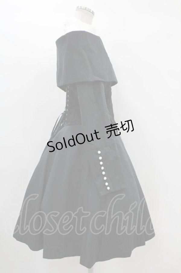 画像3: ATELIER BOZ / ジュリエッタミニワンピース Free ブラック/ホワイト H-24-03-15-1042-EL-OP-NS-ZH (3)