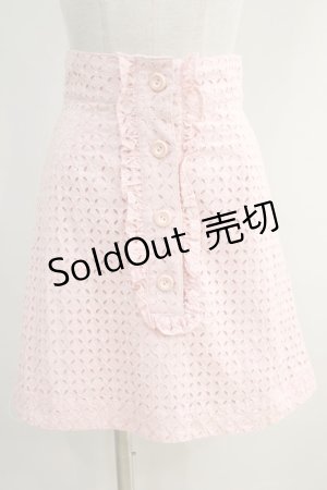 画像: MILK / Flower laceスカート Free ピンク H-24-03-17-1025-ML-SK-NS-ZH