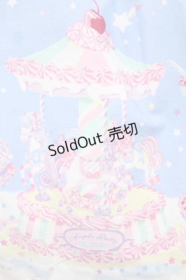 画像5: Angelic Pretty / MilkyPlanetジャンパースカートSet Free サックス H-24-03-21-1019-AP-OP-NS-ZH (5)