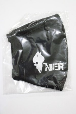 画像: NieR Clothing / NieR Cotton Mask  黒 H-24-03-23-070-PU-ZA-KB-ZT305