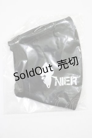 画像: NieR CLOTHING / NieR Cotton Mask  黒 H-25-06-06-1045-PU-ZA-KB-ZH