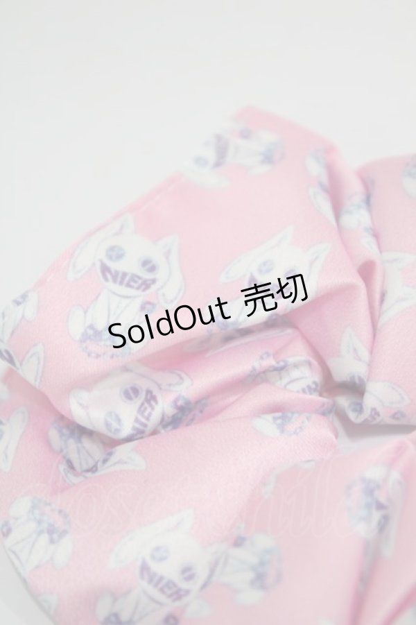 画像2: NieR CLOTHING / シュシュ  ピンク H-25-05-11-1016-PU-AC-KB-ZH (2)