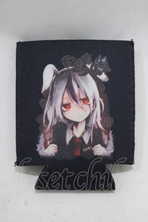 画像: NieR Clothing / カップホルダー  黒 H-24-03-25-1072-PU-ZA-KB-ZT422