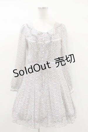 画像: MILK / Tea Time dress  ホワイト H-24-03-28-089-ML-OP-KB-ZH